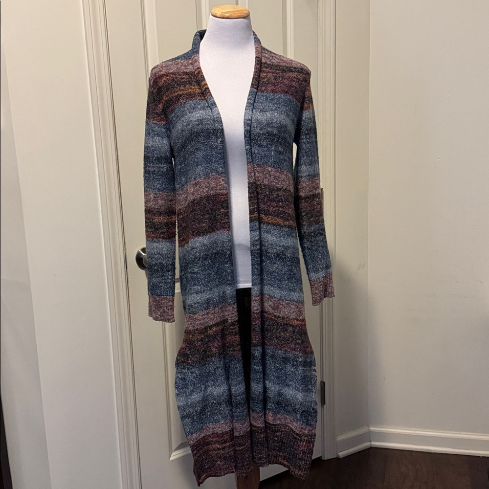J. Jill Multicolor Long Sleeve Knit Open Front Cardigan - Picture 13 of 14